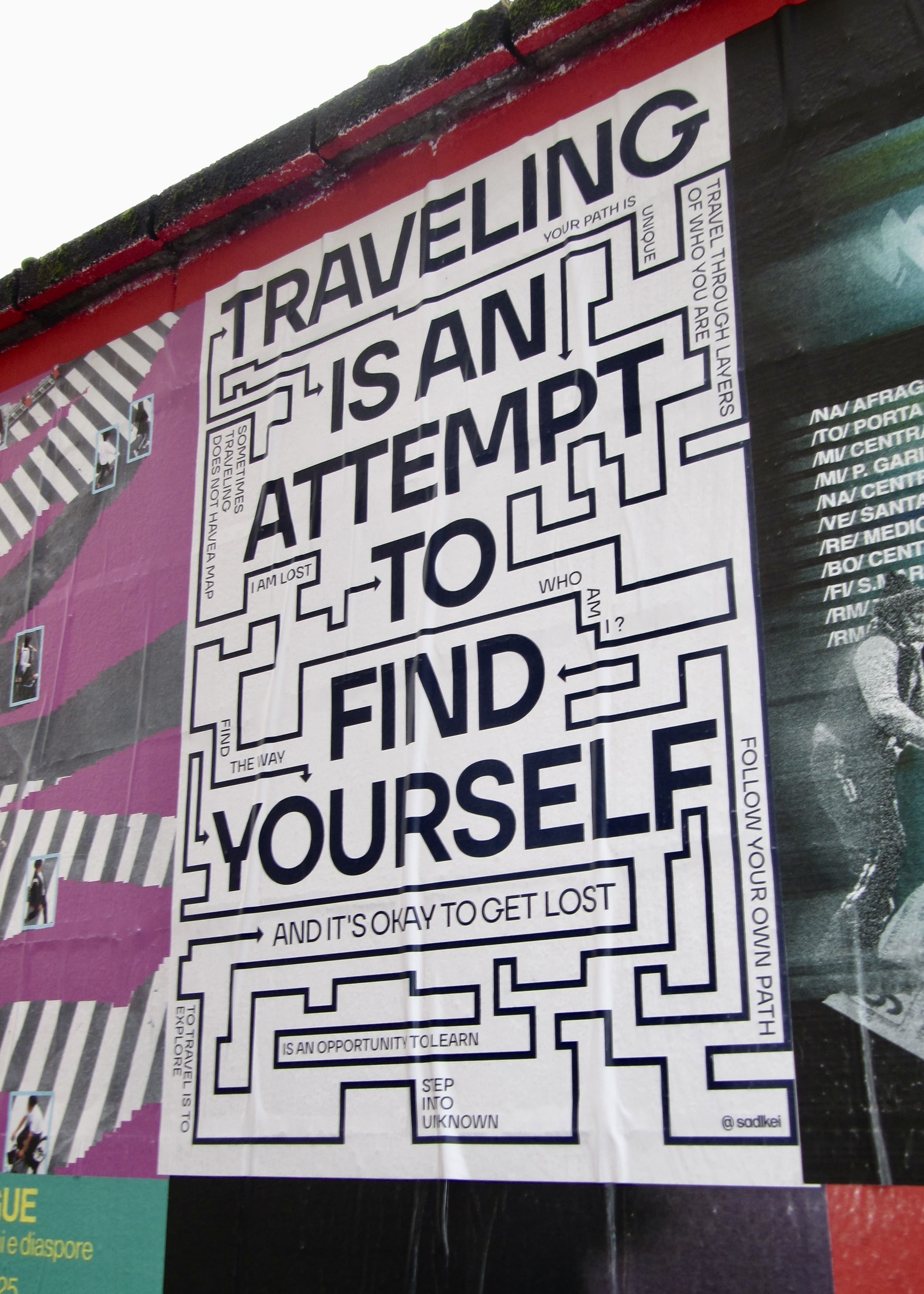 MUDEC poster variation with bright yellow and magenta typography
